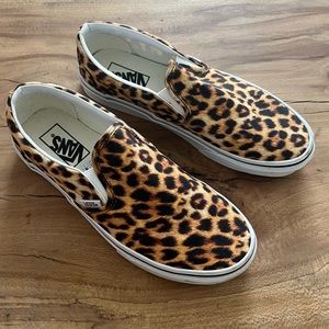 Vans Leopard Print Slip-ons